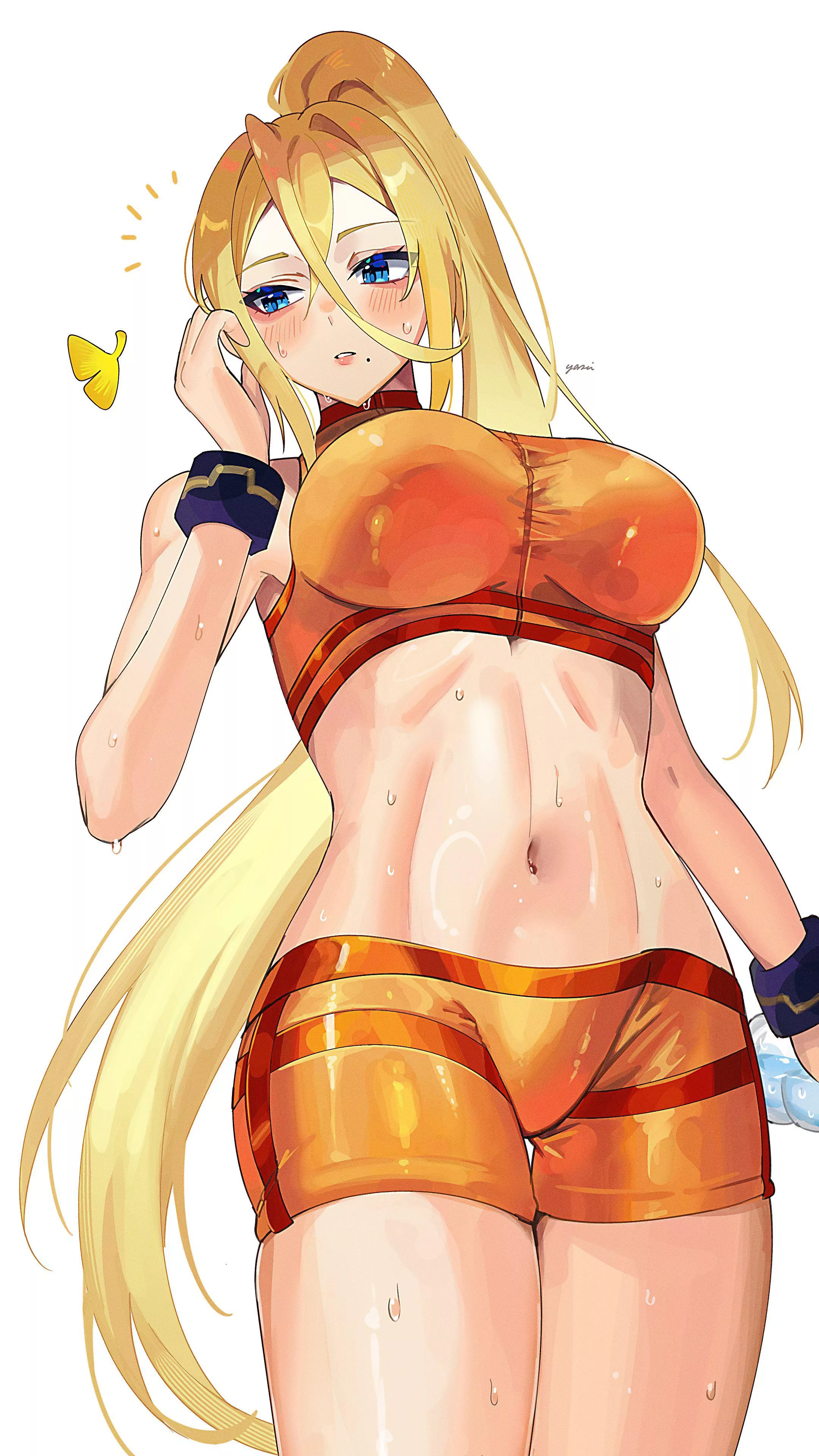 Samus Feeling The Heat (yasaikakiage) [Metroid]