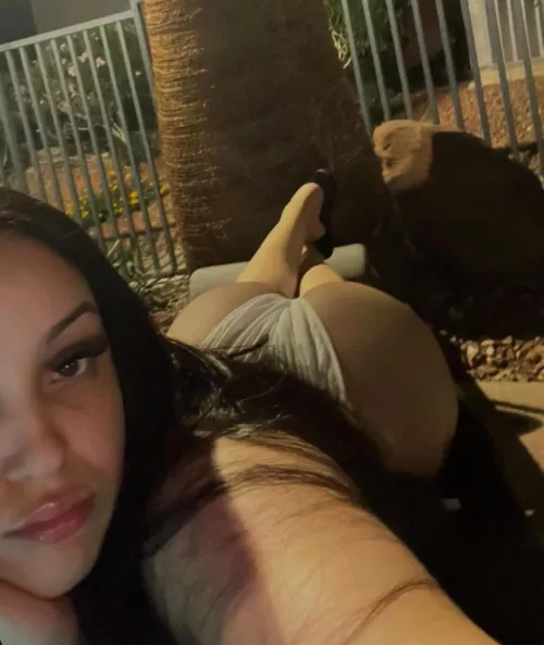 She knows how beautiful the view is