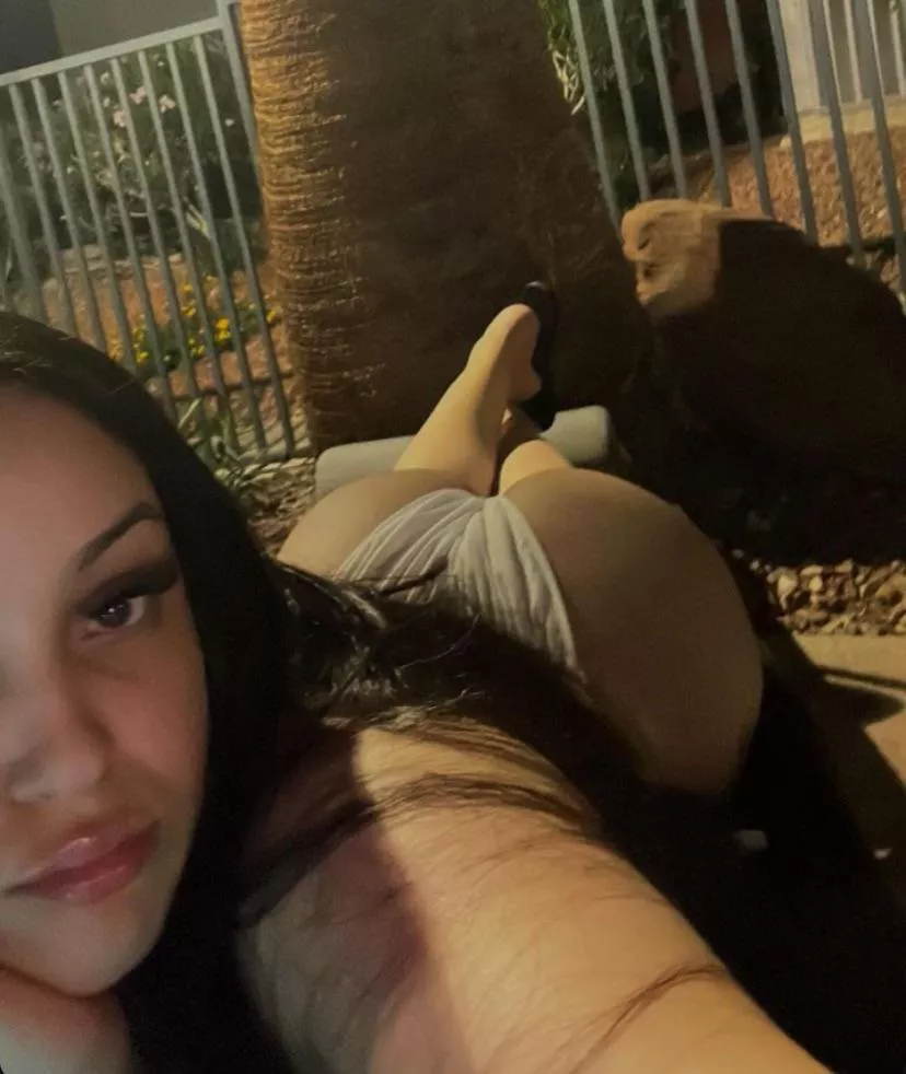 She knows how beautiful the view is