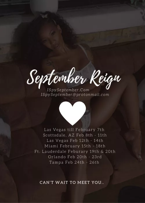 She’s coming to south Florida.