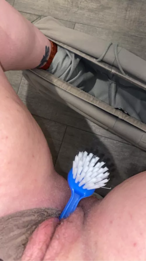 Should I try the brush end? 