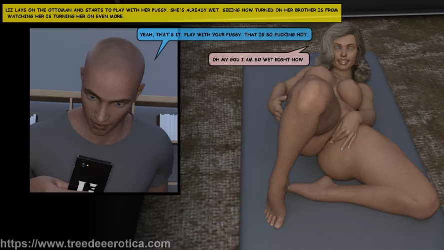 Siblings Liz and Mike Take Some Photos