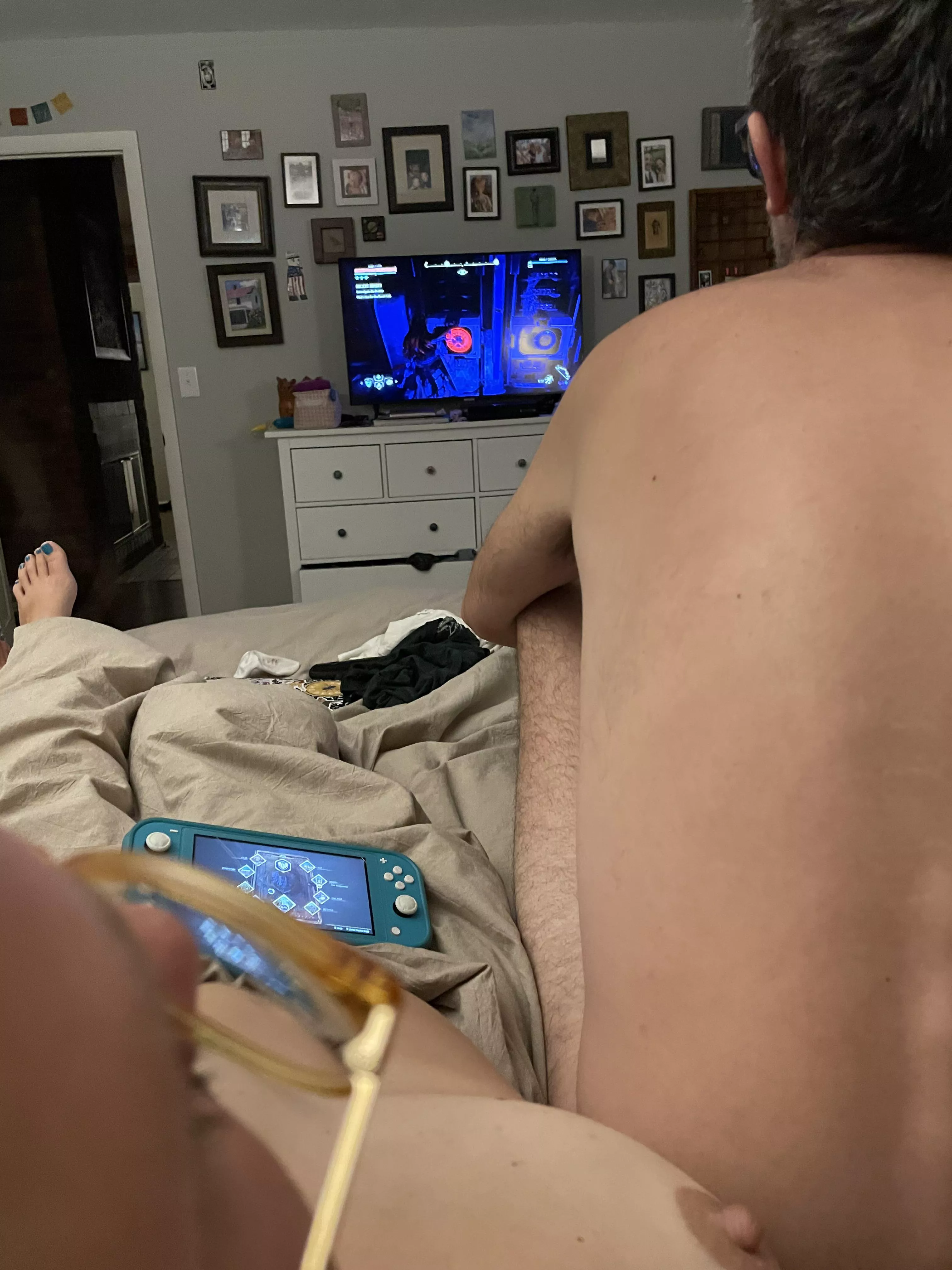 Sometimes you just need a bit of quality game time. [m,f]