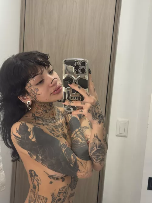 still really goth without makeup & clothes 