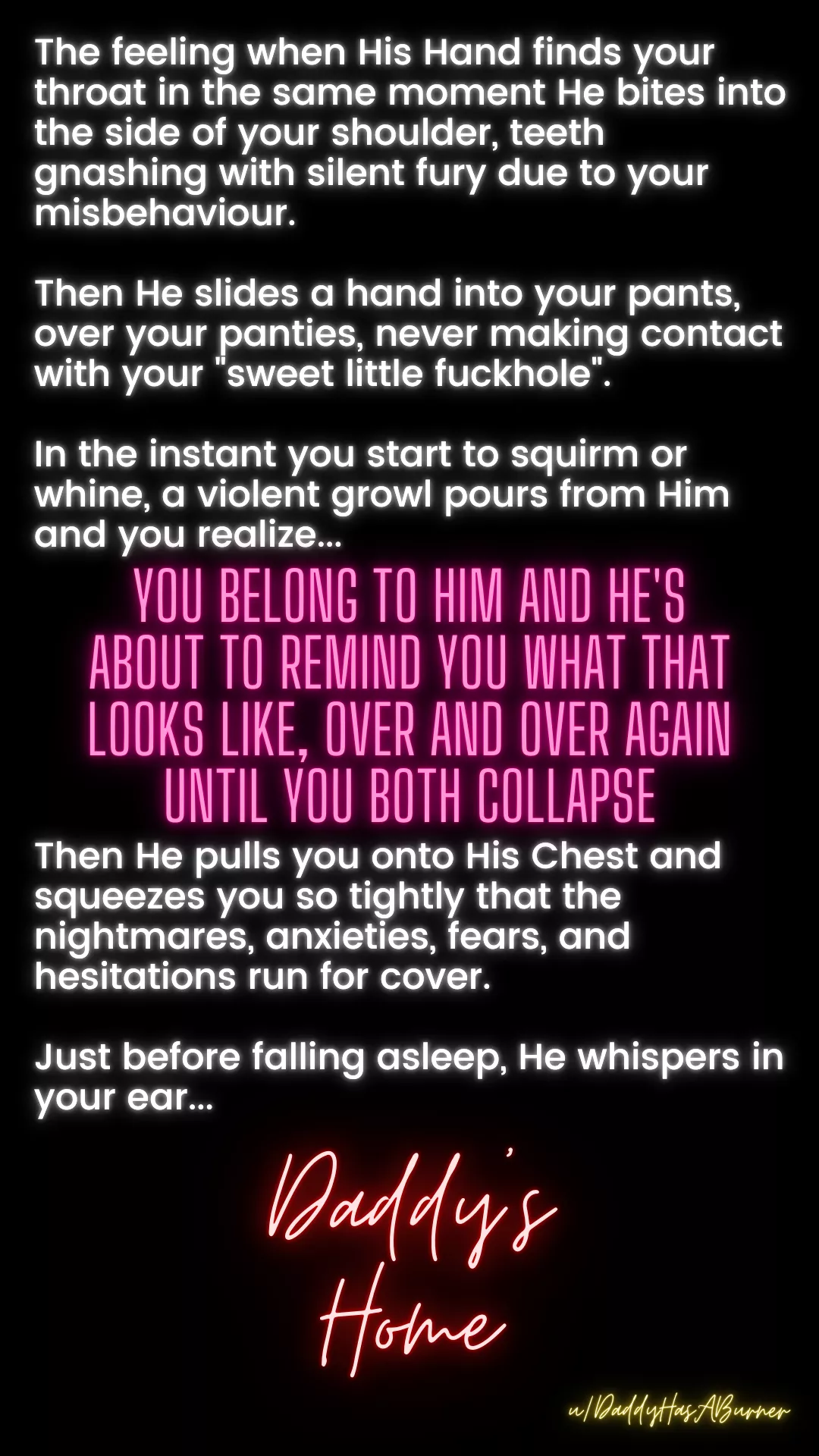 Storytime Snippet (NSFW)