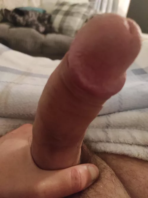 Super hard cock needs release