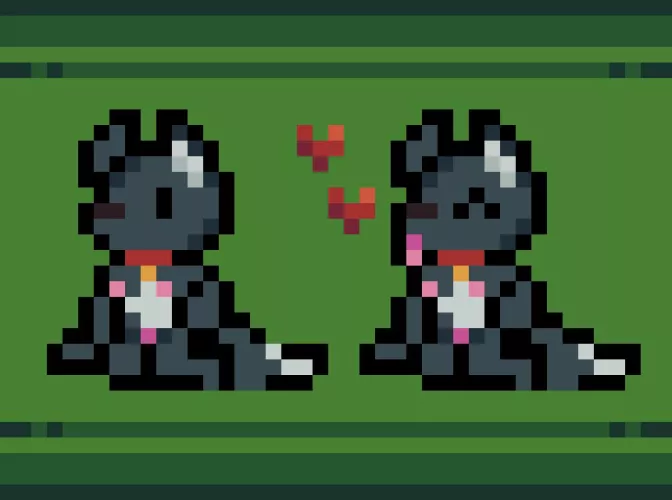 Sweet and obedient Wolfy needs attention :3 (made by me, comms open <3)