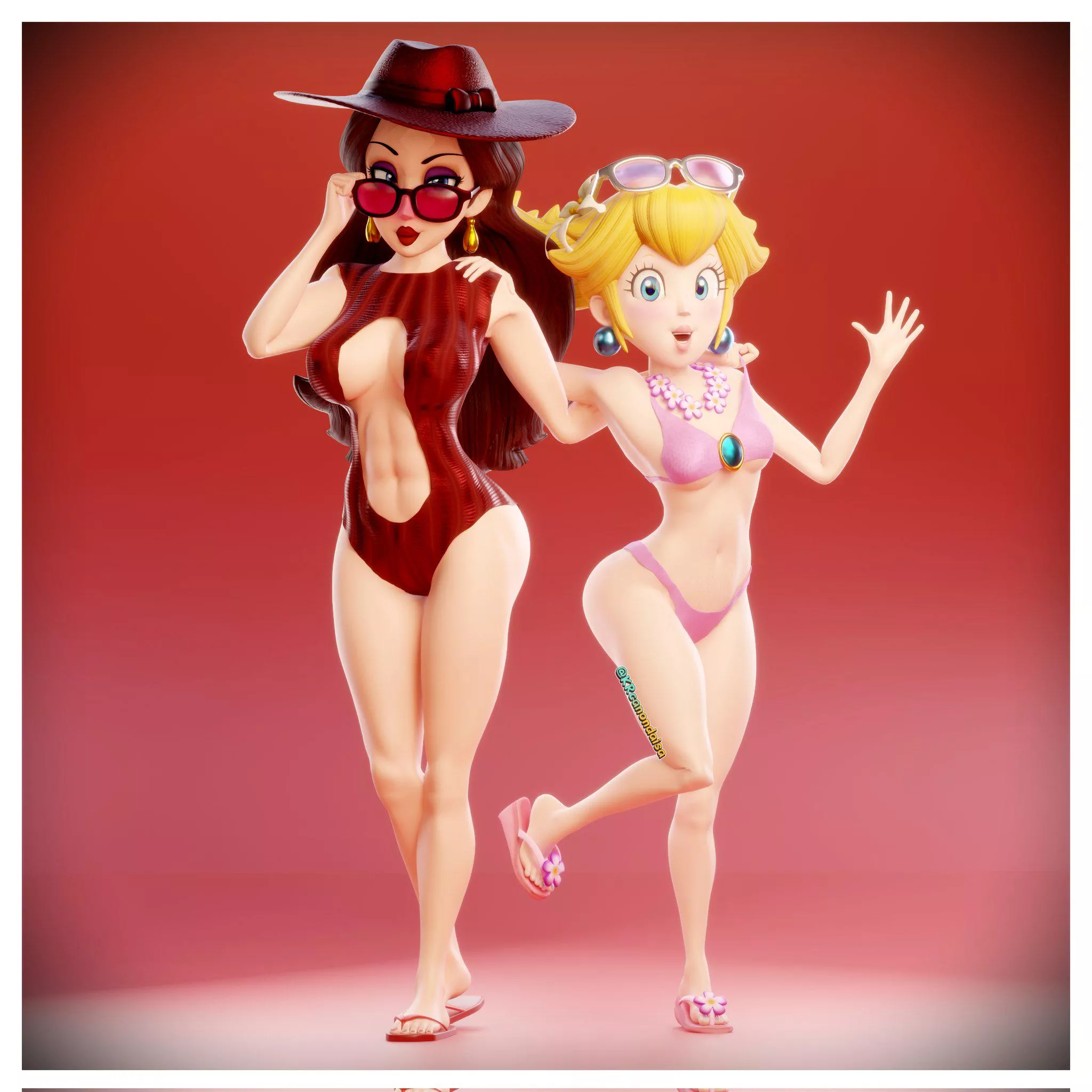Swimsuit Peach & Pauline 