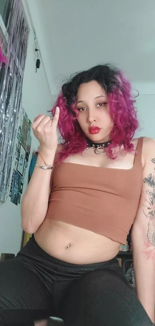 That's not a dick loser, you're not even bigger than my pinky