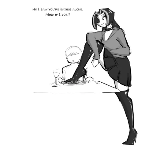 That's one reason why going to a restaurant alone might not be such a bad idea.