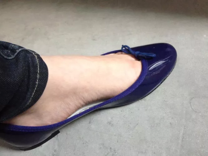 The blowing of the wind
