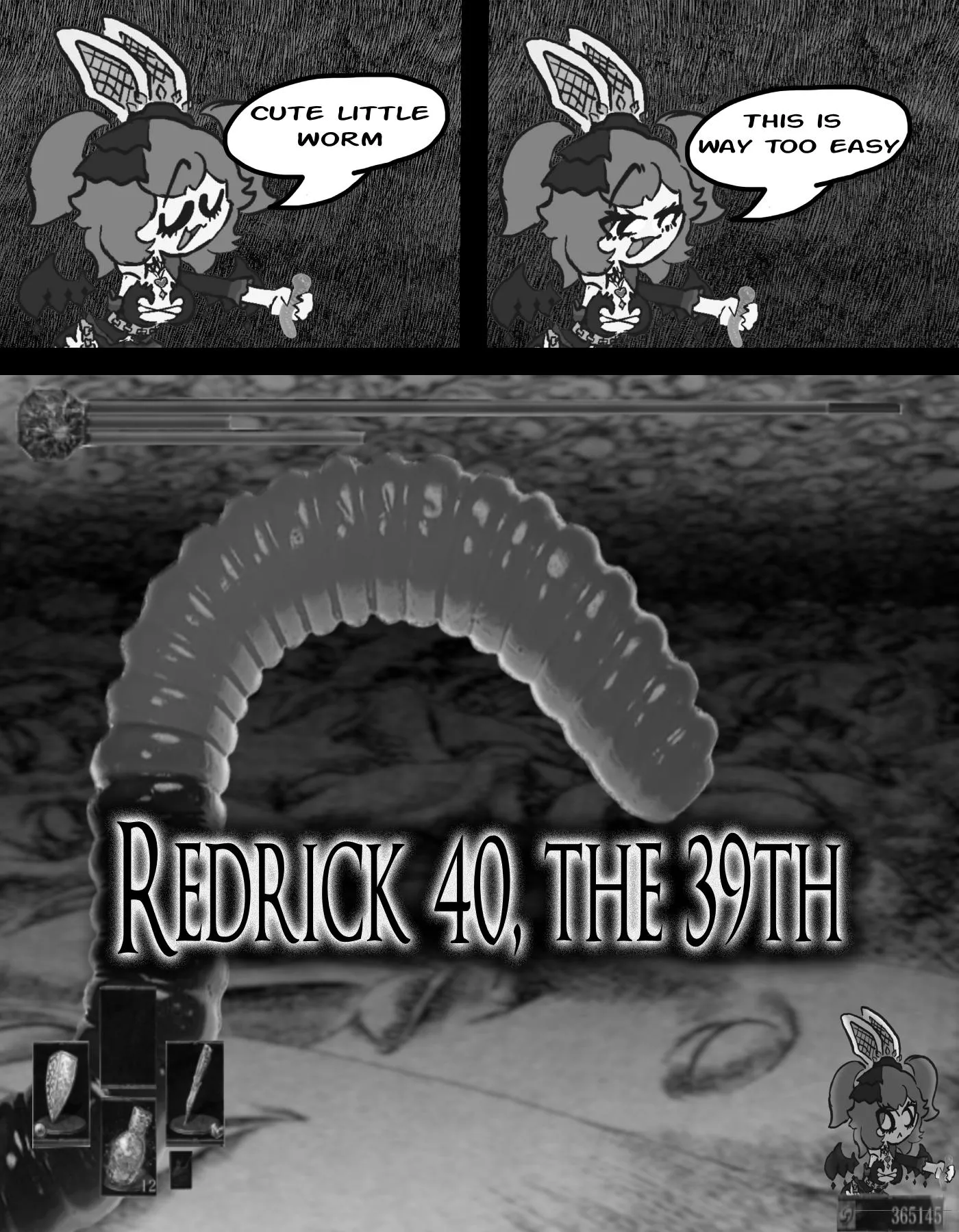 The gummy worm stream in a nutshell