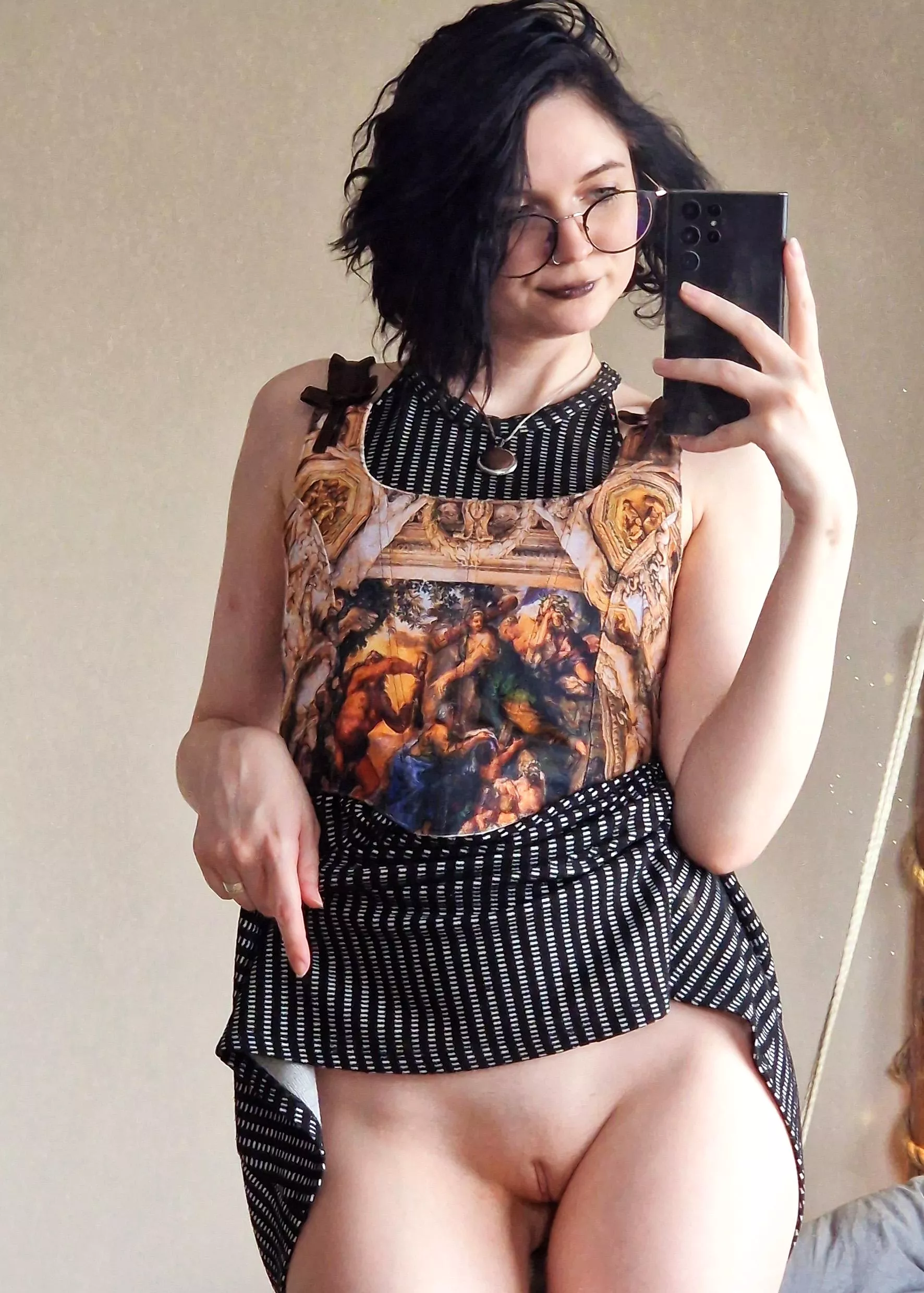 The main thing about a girl is not panties, but so smooth under them