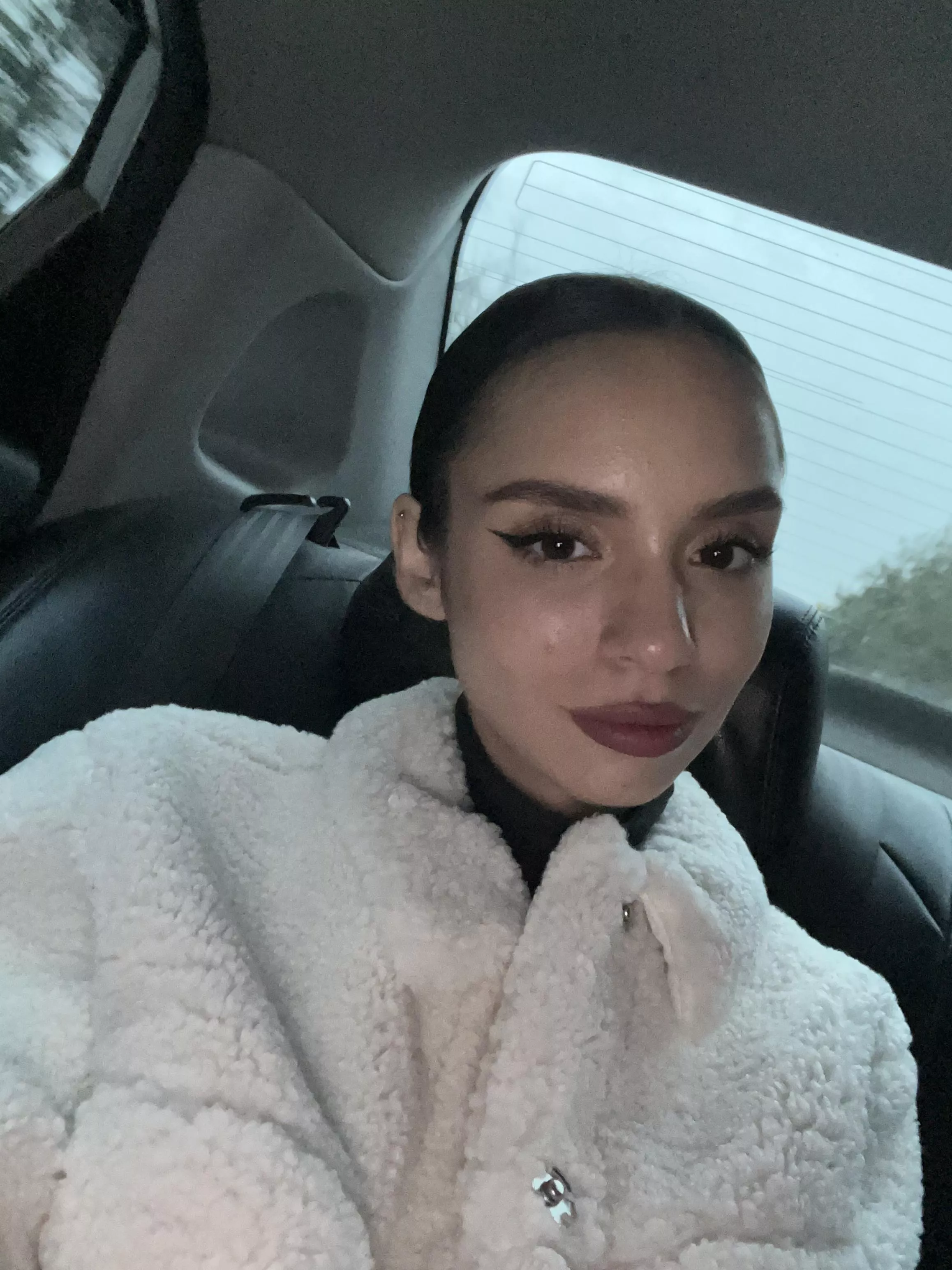 The selfie I took for hubby while I was out with someone else