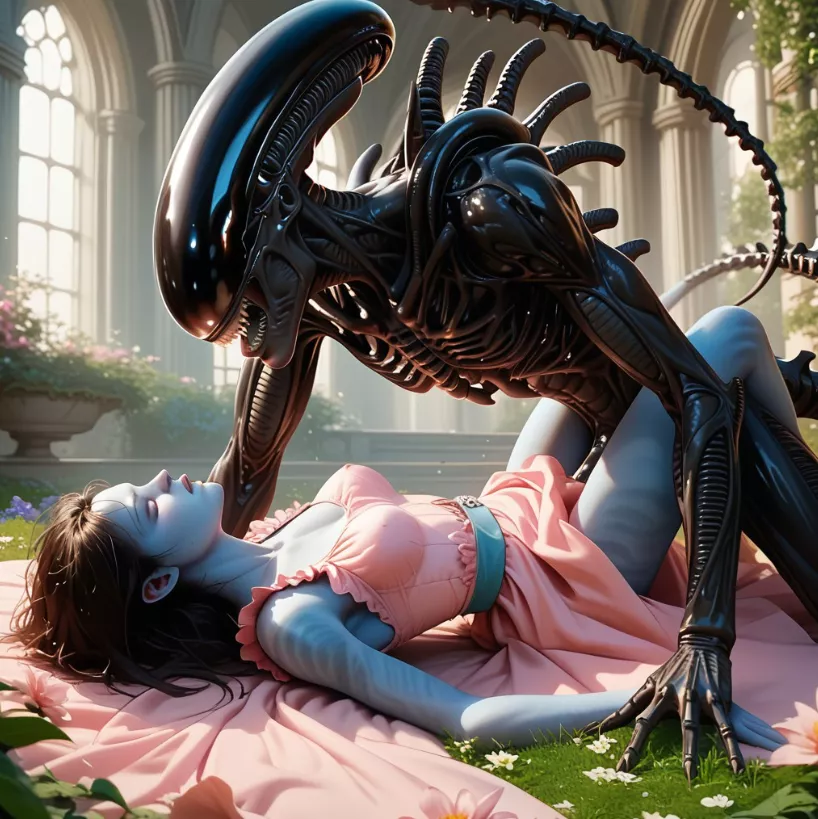 The xenomorph loves na'vi sluts
