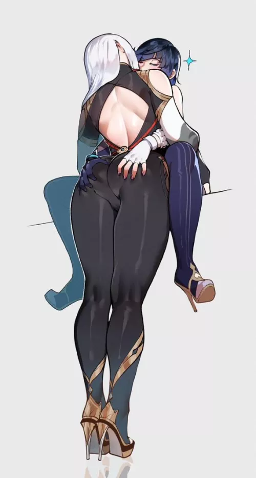 They are so cute together (thiccwithaq)