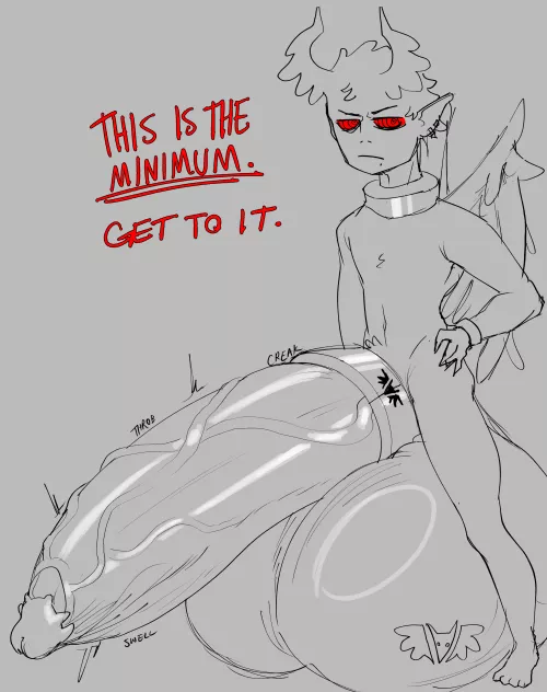 This is the best he can do for you. (Art by me.)