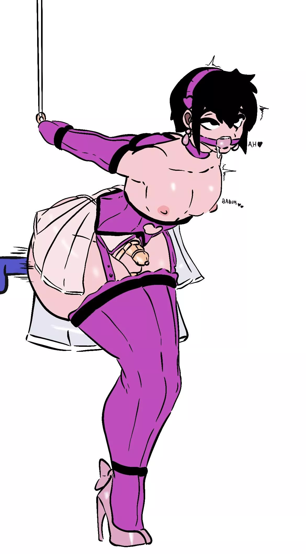 This is what happens when you disobey to mommy (art by me)