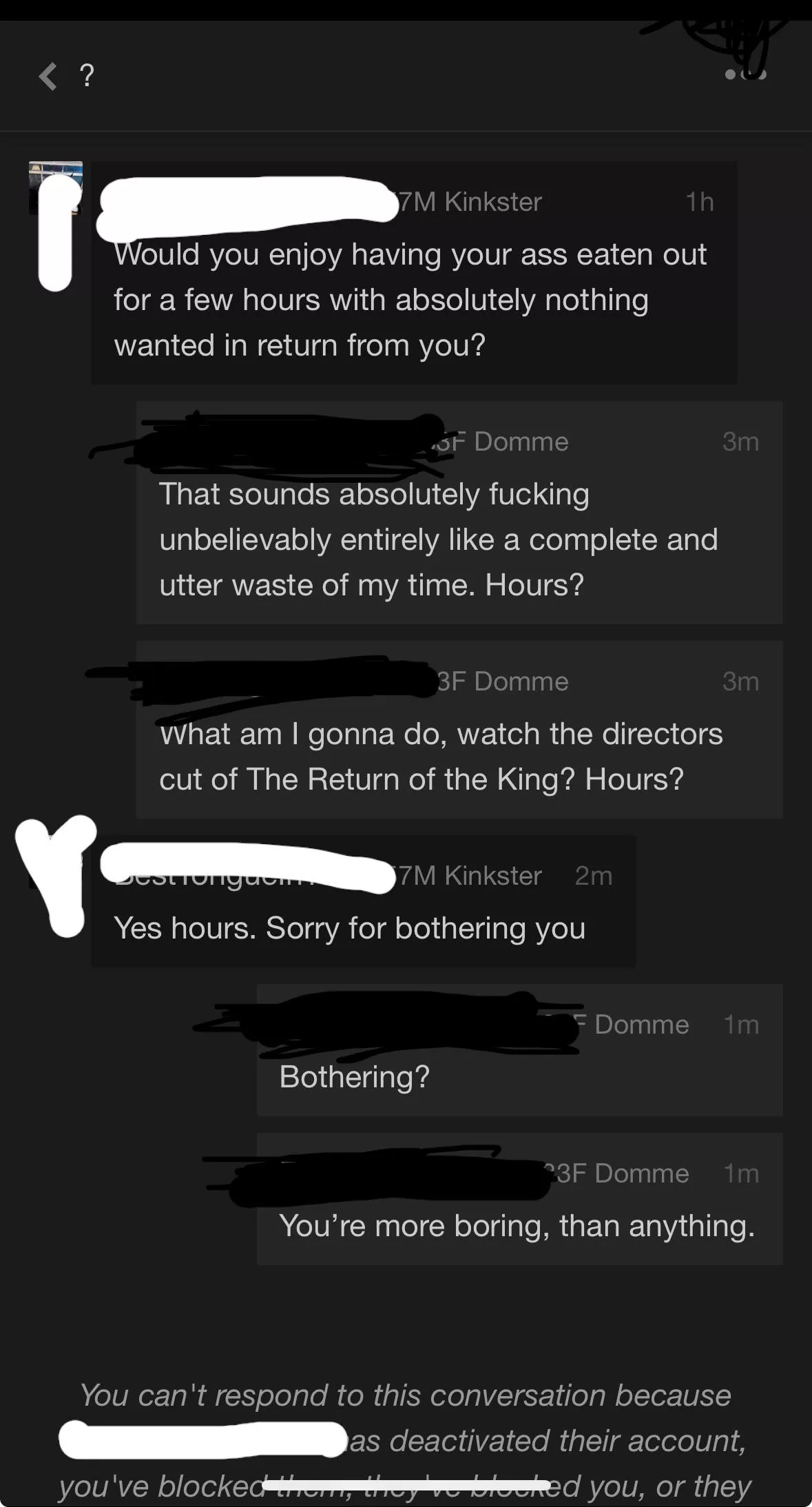 To kill some time, you know?