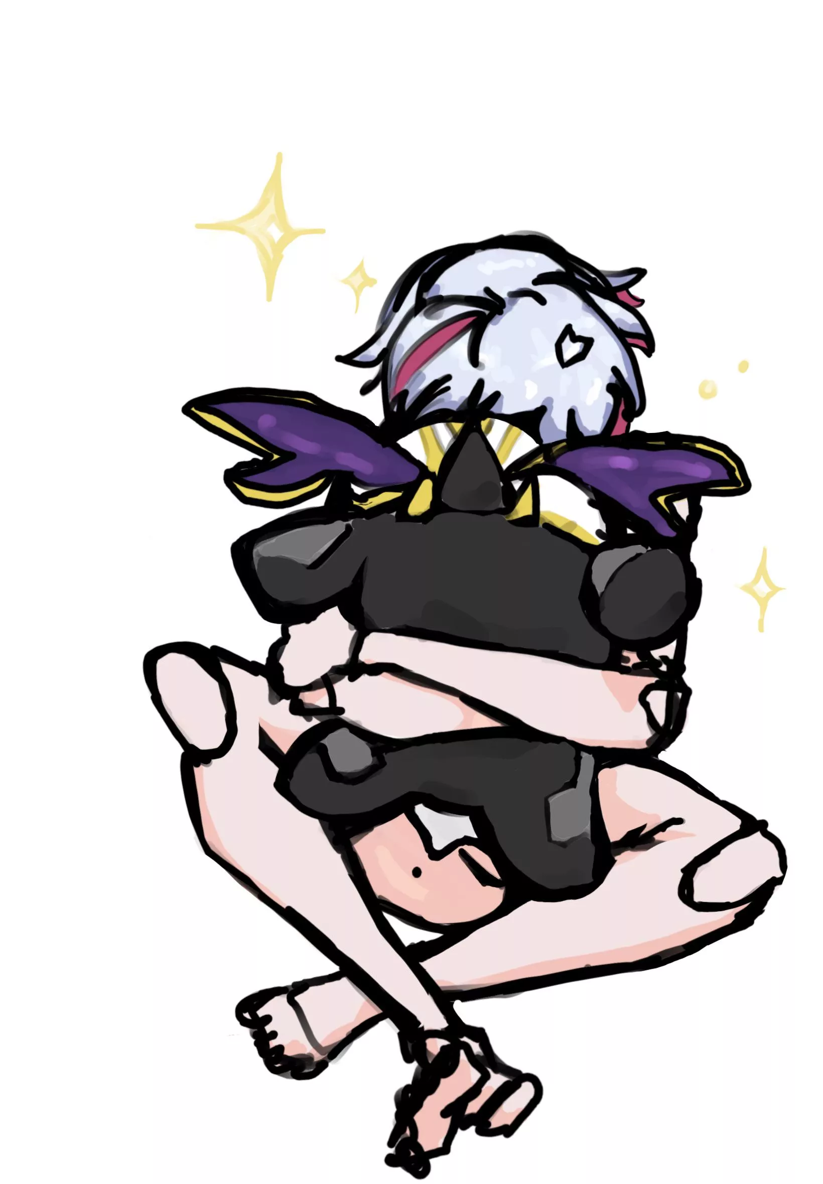 Topaz and numbly, by me (wip)