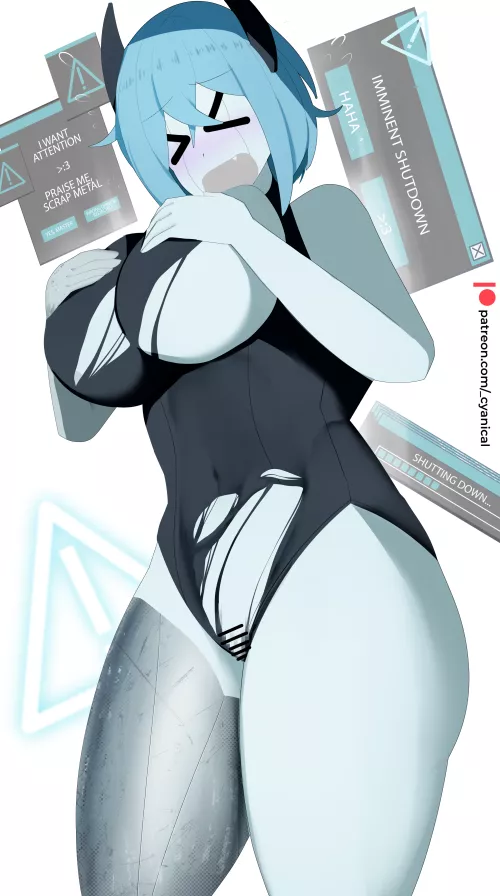 Torn Clothes Robogirl [OC]