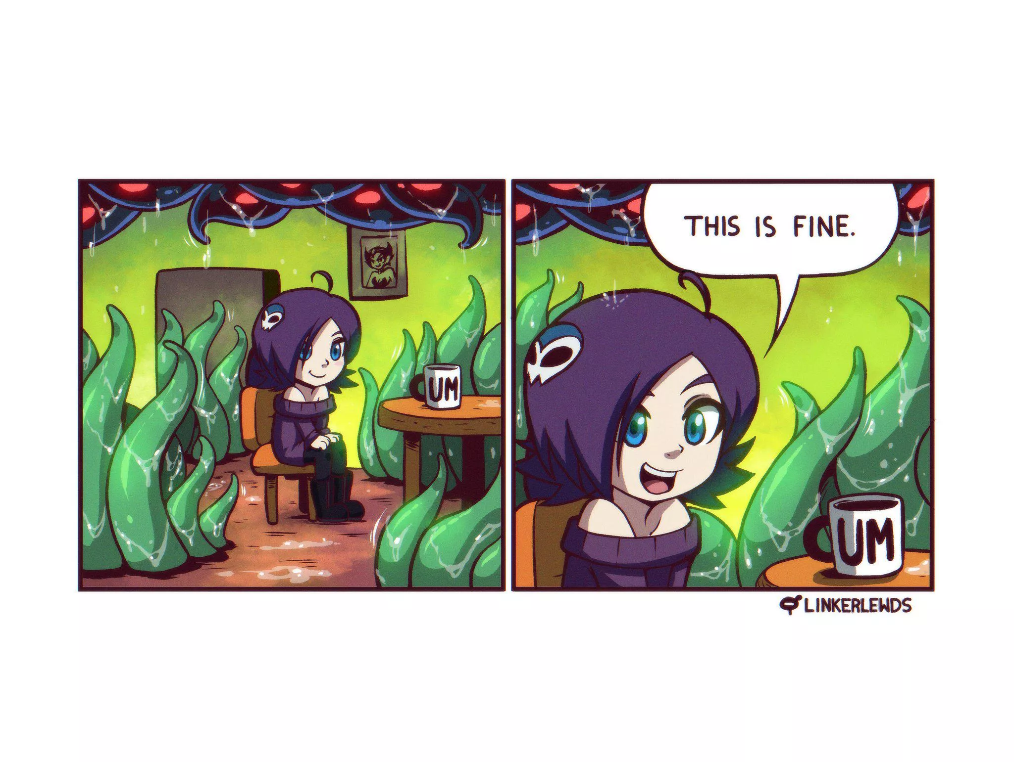 Totally fine🐙💜 (LinkerLewds)