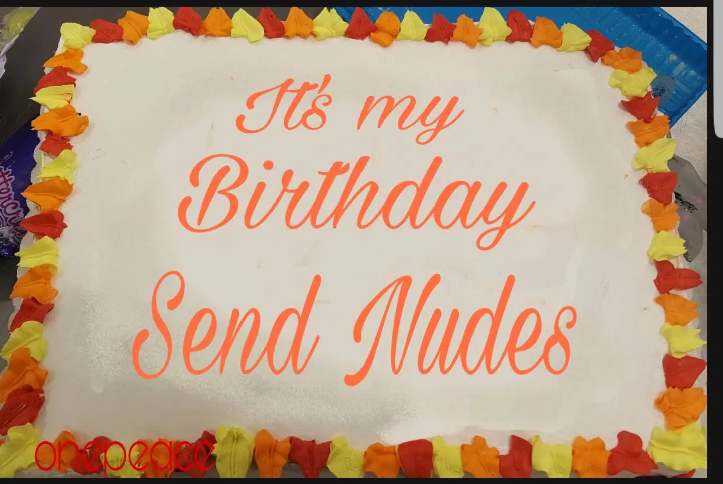 Turning 37 today! Check out this cake I made.