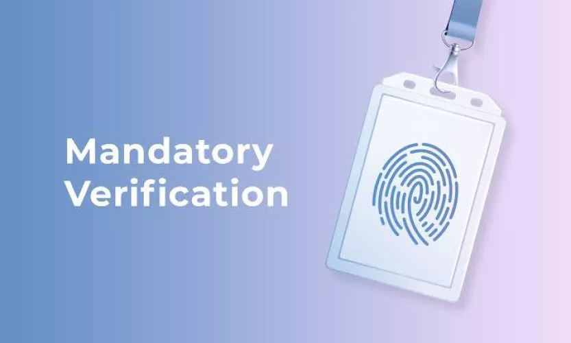 Verify yourself before posting