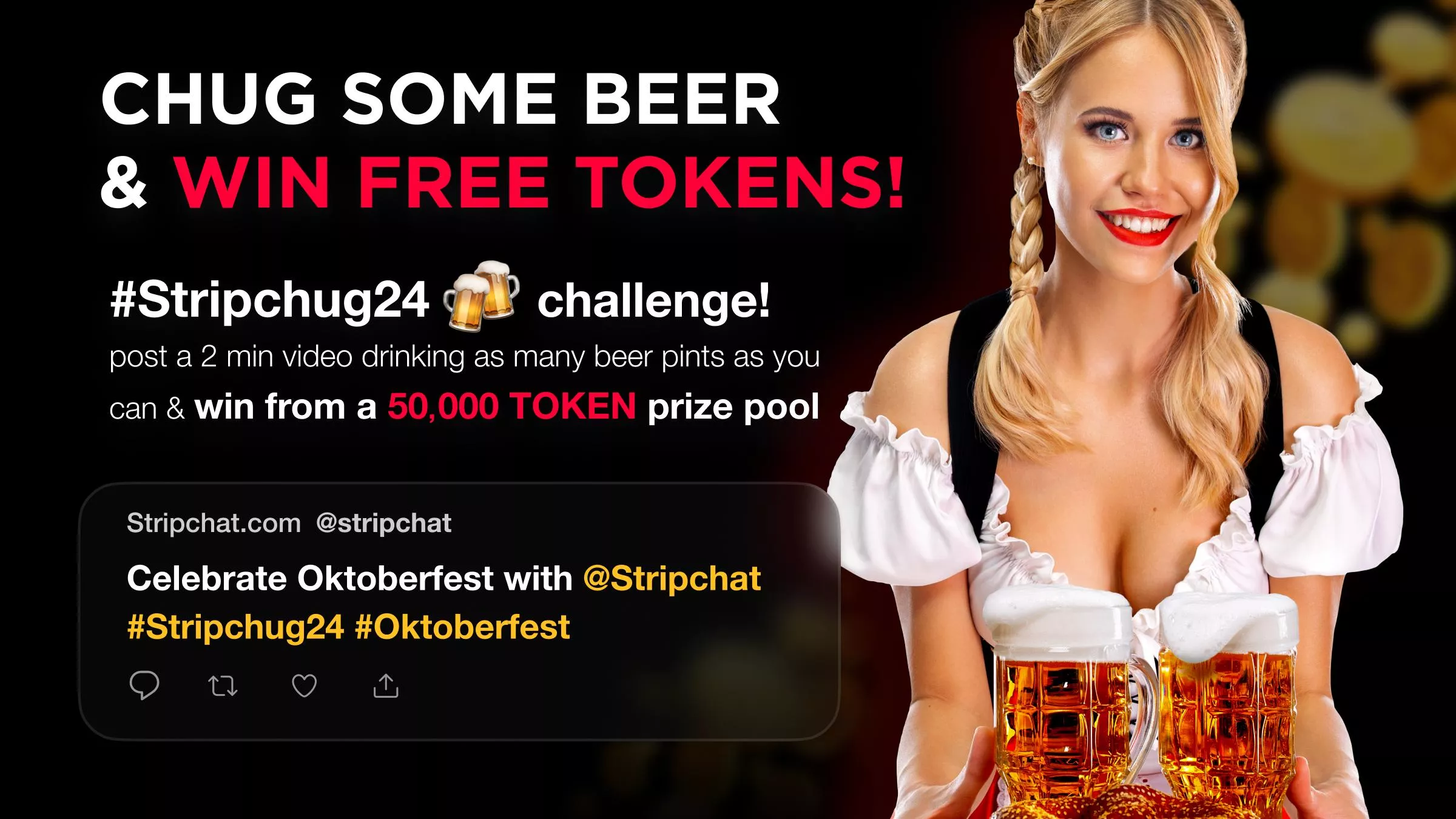 We’re celebrating Oktoberfest with our annual #Stripchug challenge! More info in the comments