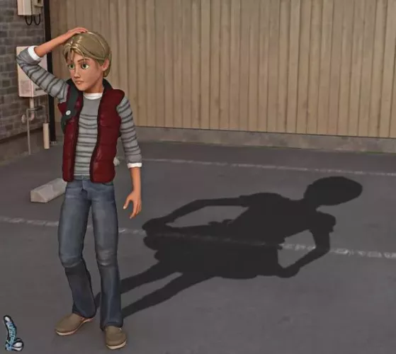 What does your shadow cast...