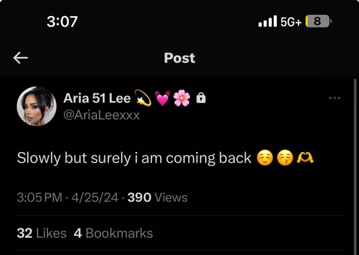 What we are all waiting for 