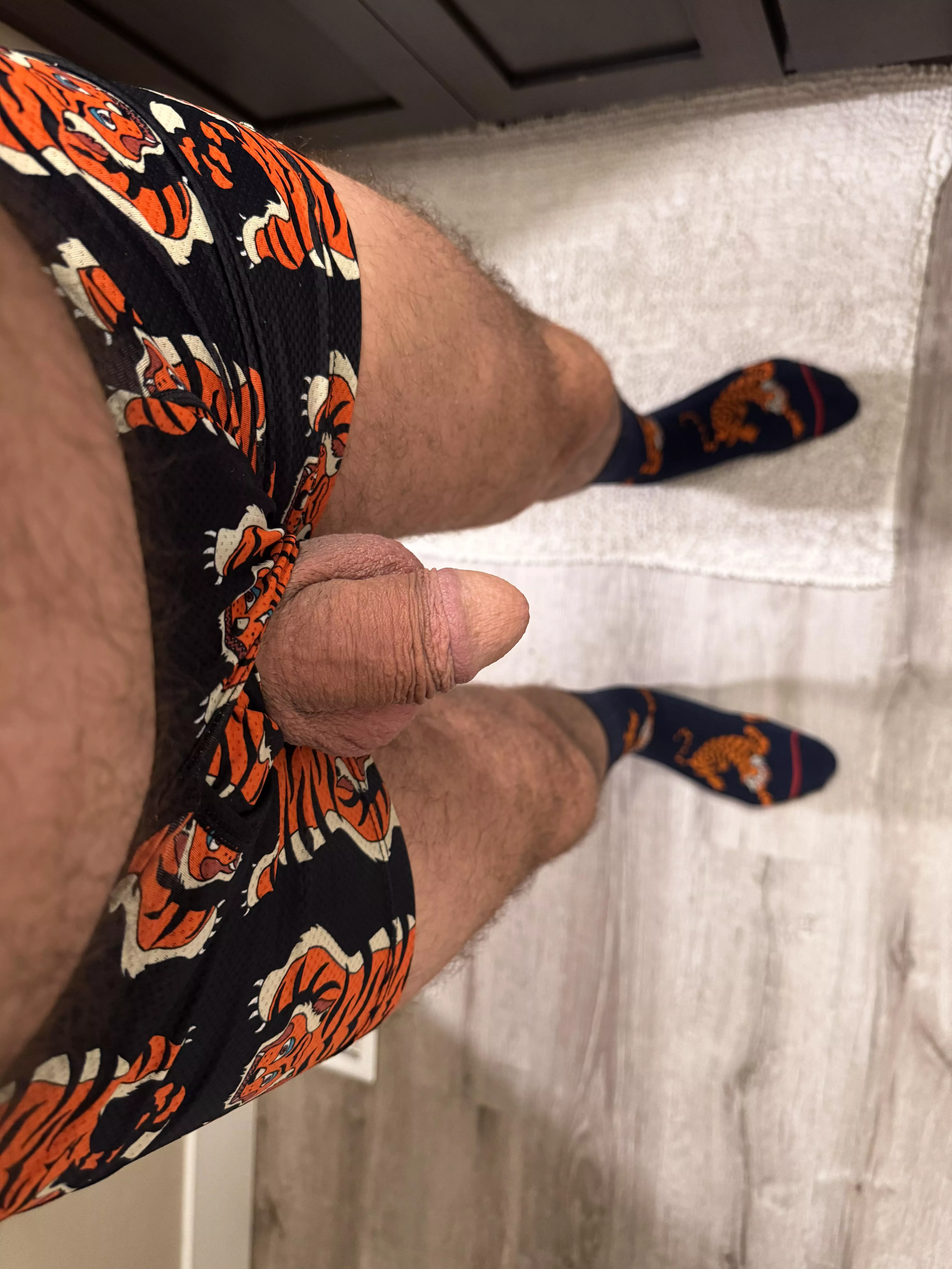 When your socks and unders match.