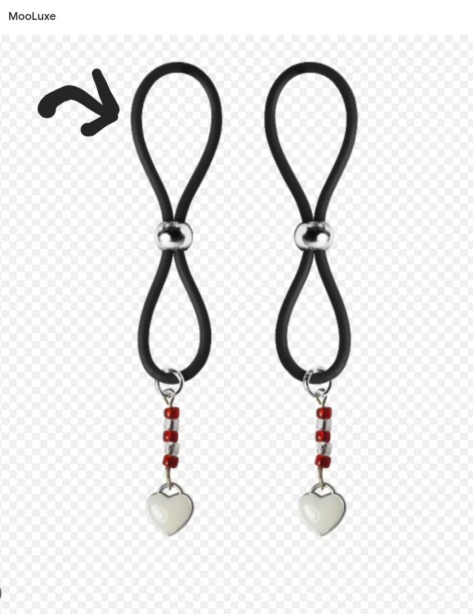 Where can I find these silicone rings to make nipple dangles?