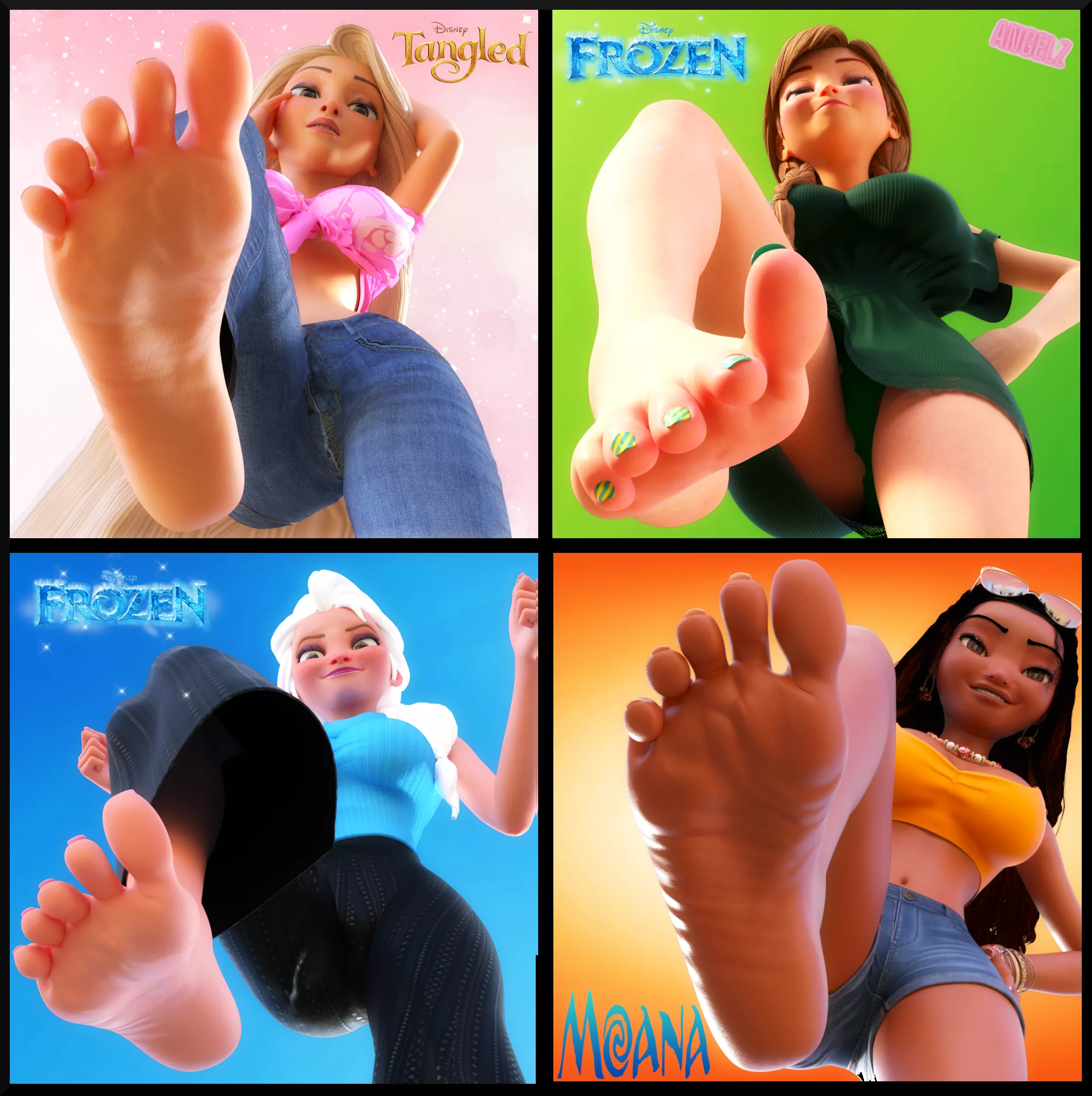 Which one you choose and which one have the smallest feet 