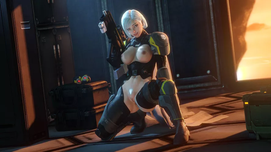 Why is her armor off? seems unsafe (Bravo44)