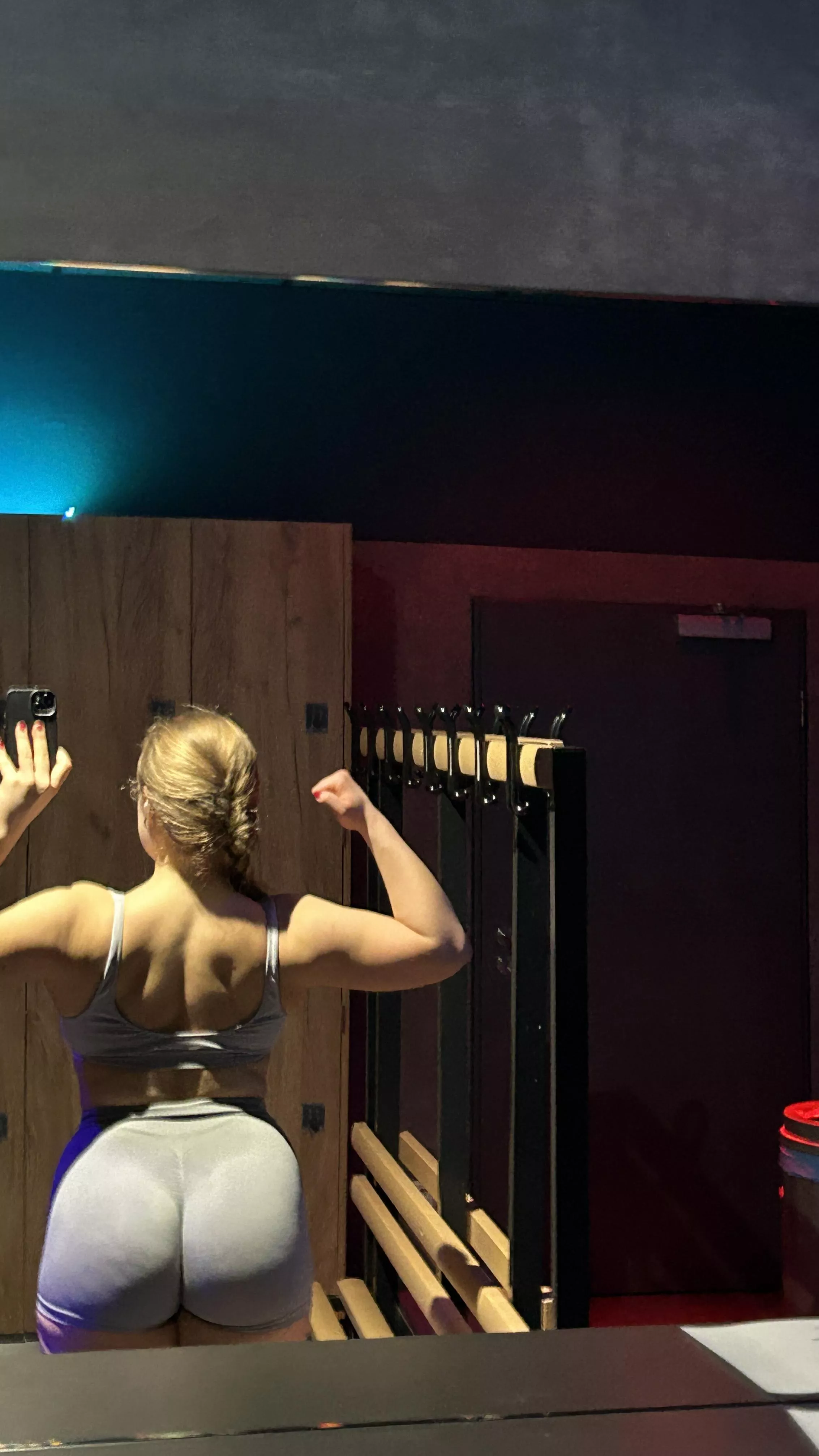 With these muscles, I hope you can go as hard as a rock.