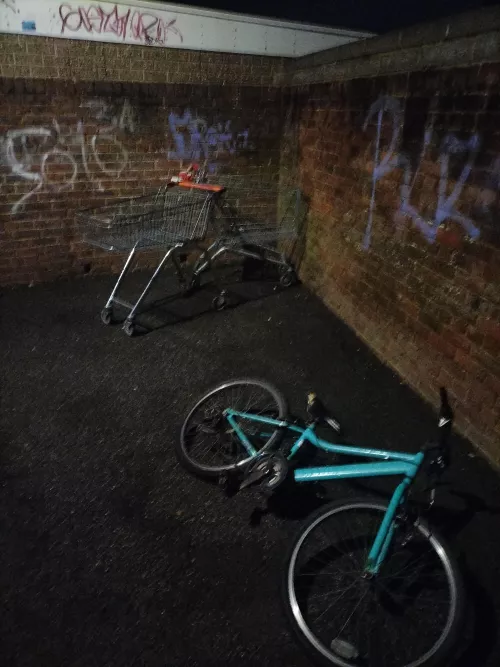 Witnessed some properly promiscuous trolley action last weekend on the Sunshine coast.