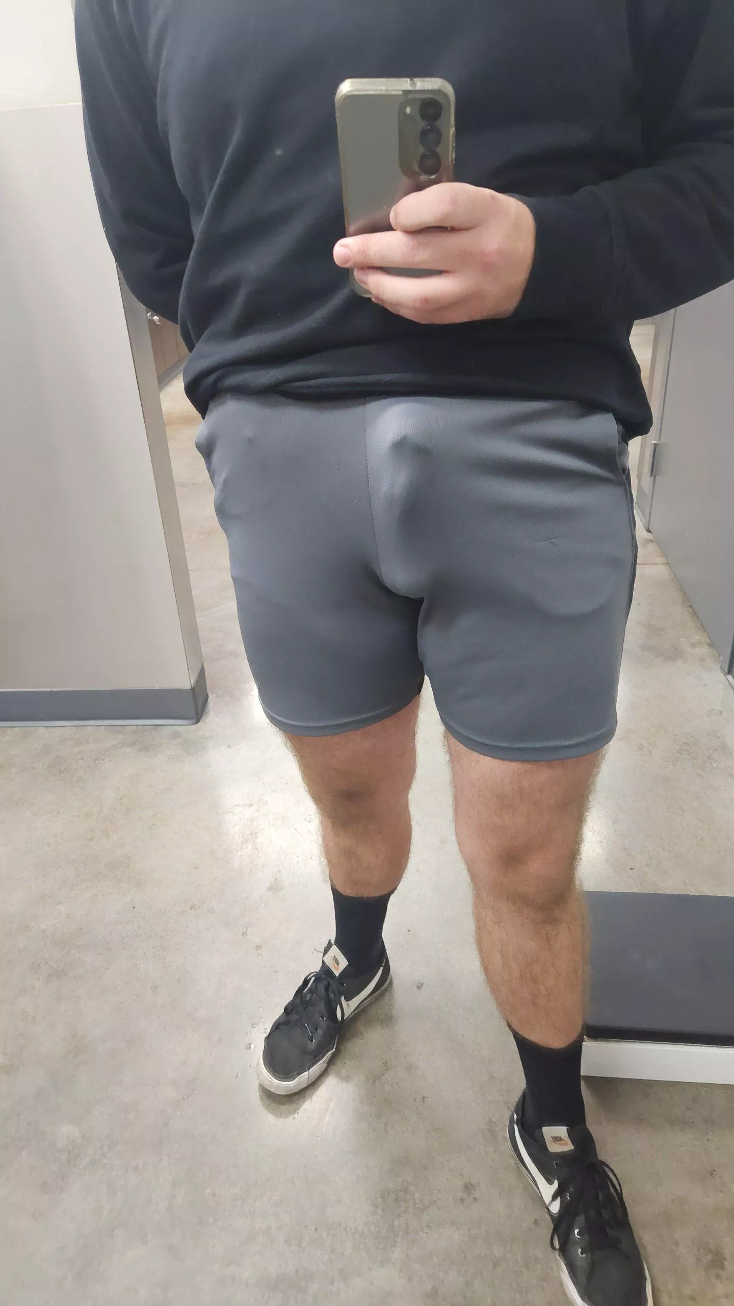 Would I catch you looking walking around the gym. 