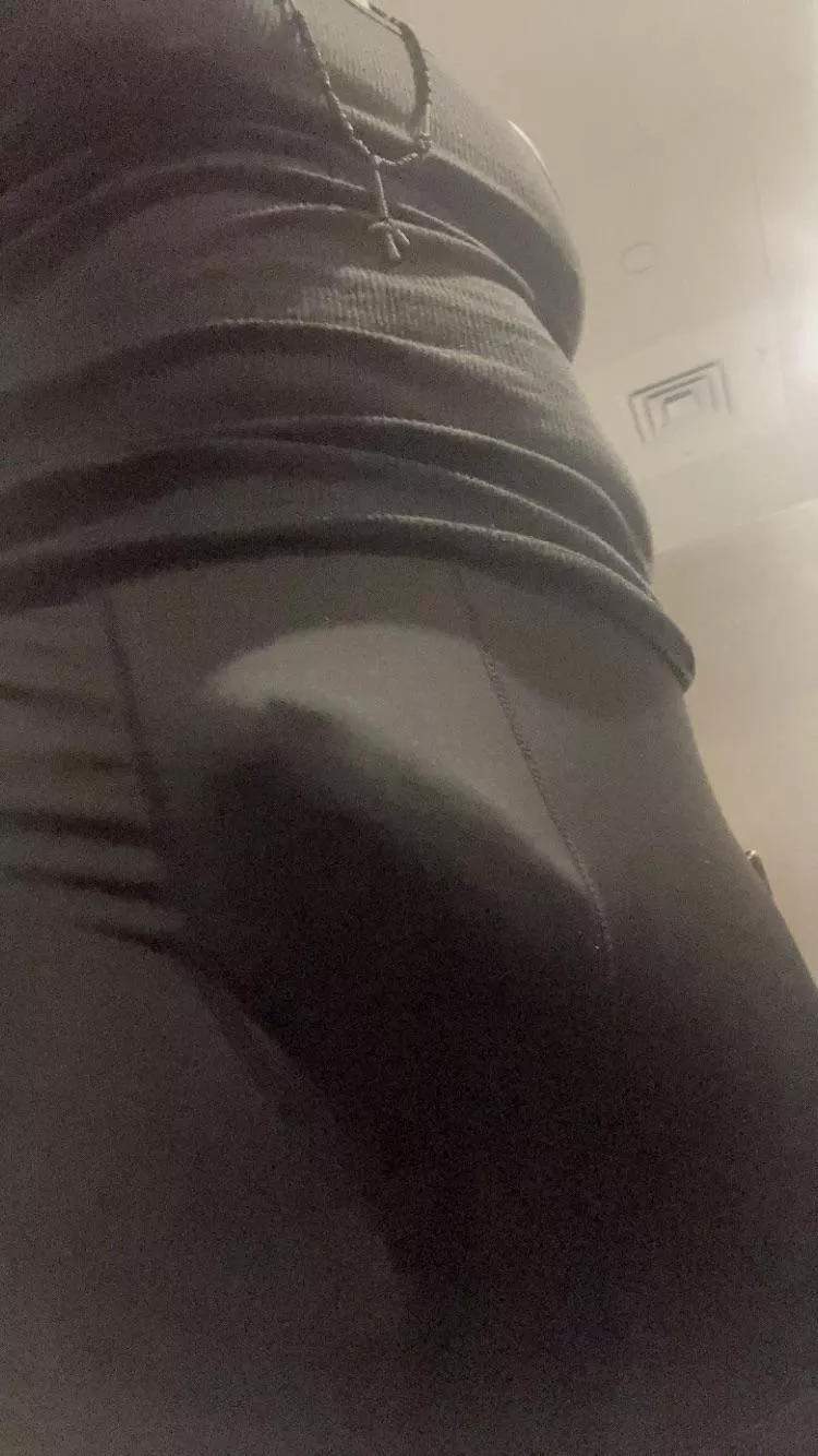 Would what you do if you saw me walking around the gym showing by bulge ?