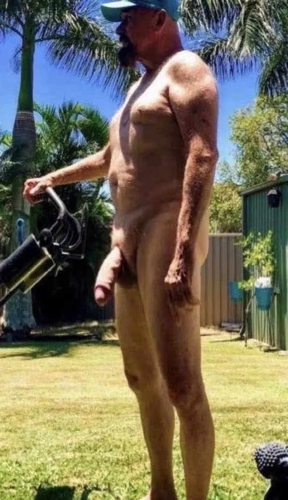 Yards mowed time to relax for the day.