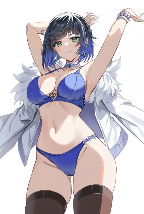 Yelan looking hot (harimoji)