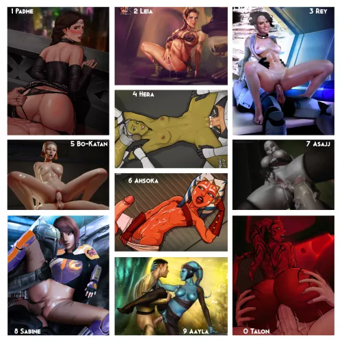 You are powerful with the dark side. However, you use your power for Lust, not power. Choose 1 to be fully submissive to your will, 1 to be your rival who you will cross paths with randomly, 1 to be your apprentice who will do anything to fulfill your de