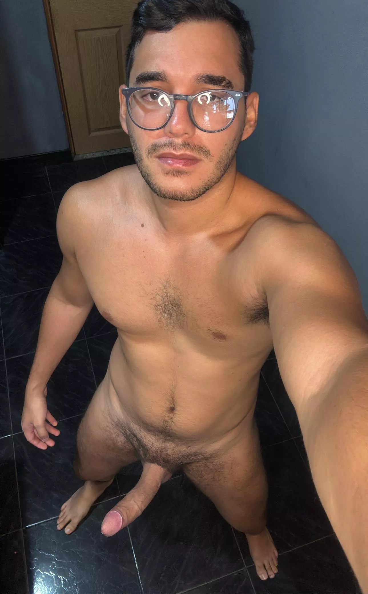 You kneel down and suck my cock?