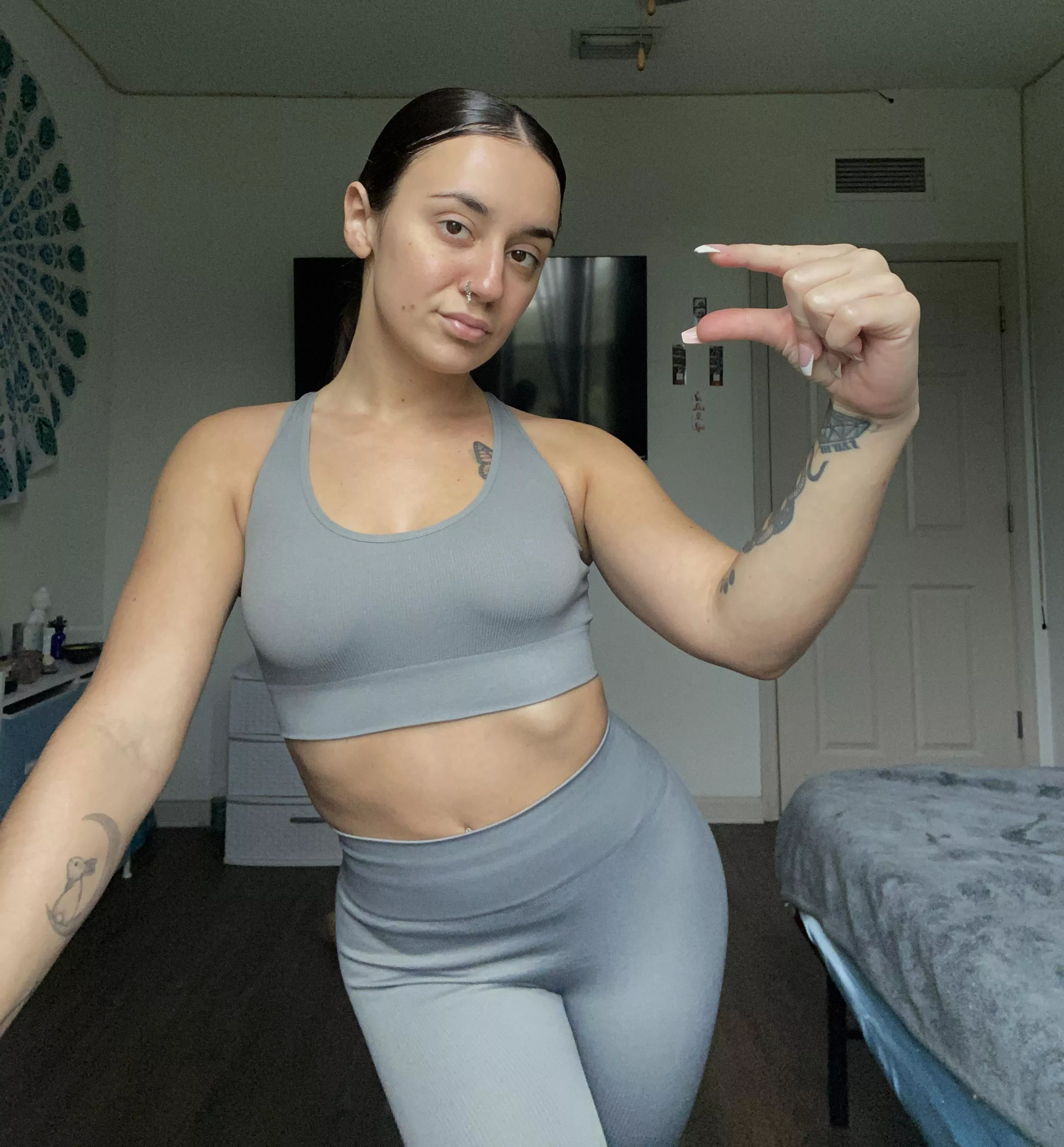 You’re microscopic sized. Therefore, your money is the only thing that can impress me. 