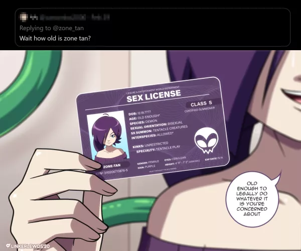 Zone-Tan Sex License?! (Linker)