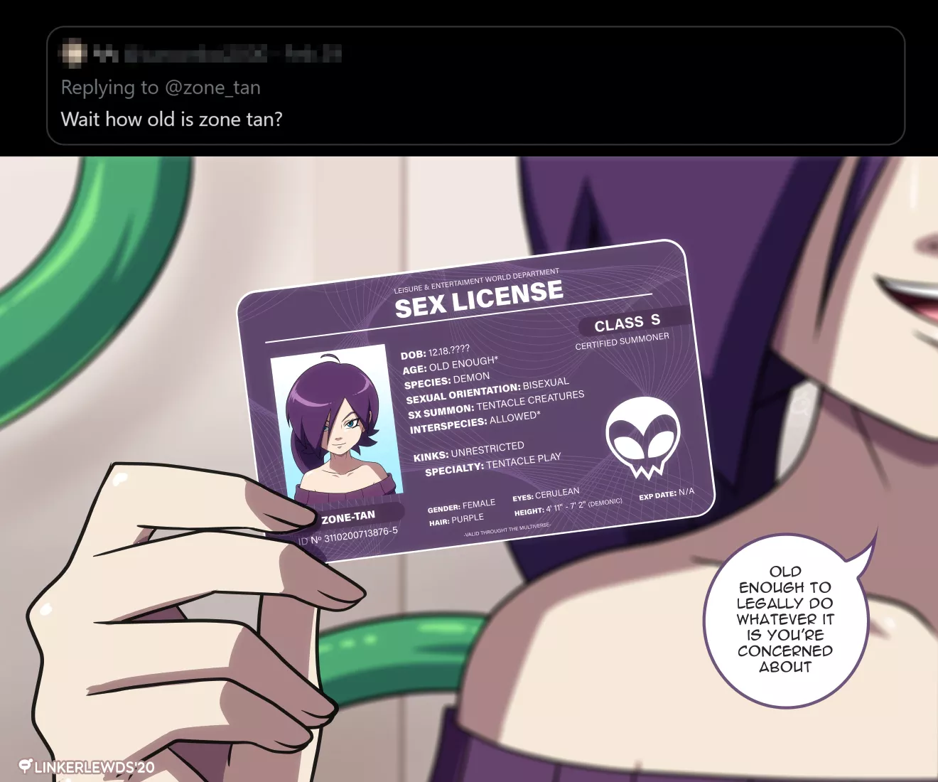 Zone-Tan Sex License?! (Linker)