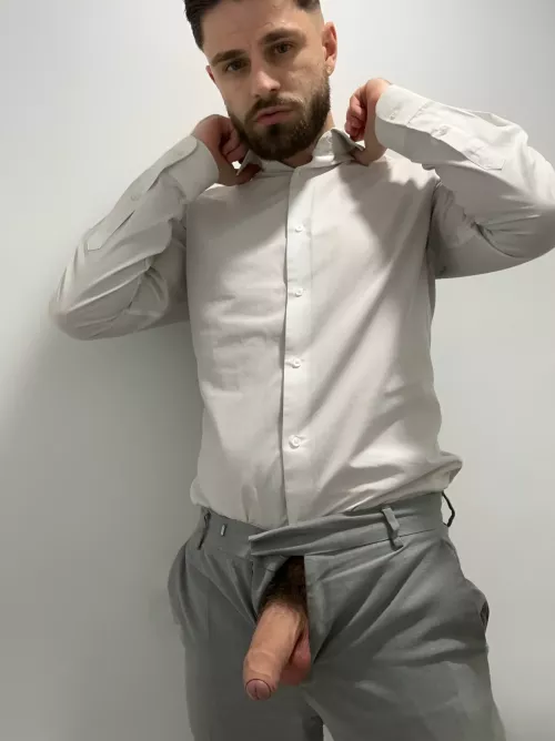 [27] It can be a struggle to keep it in my trousers....