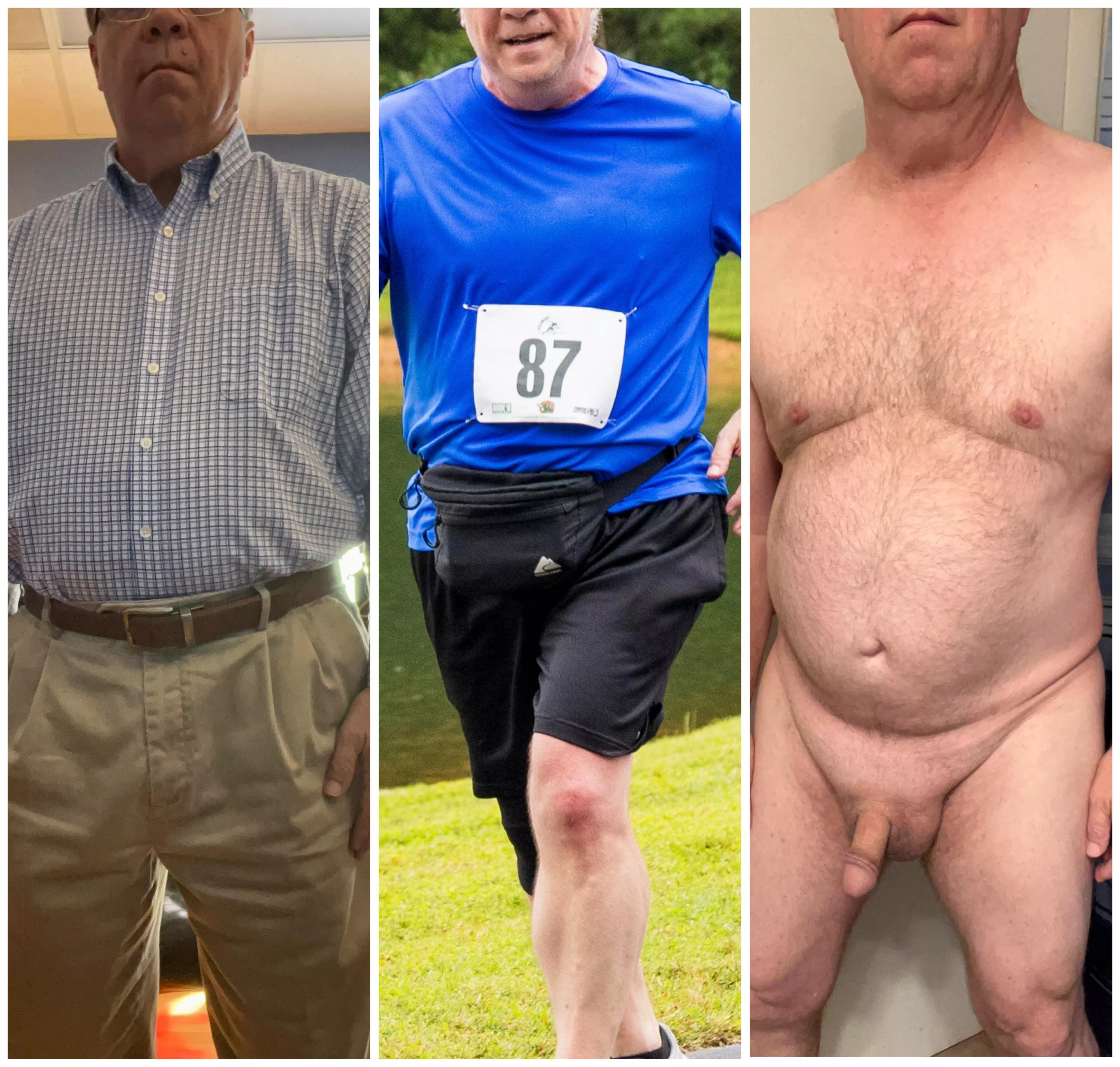 [61] Work clothes, play clothes, no clothes.