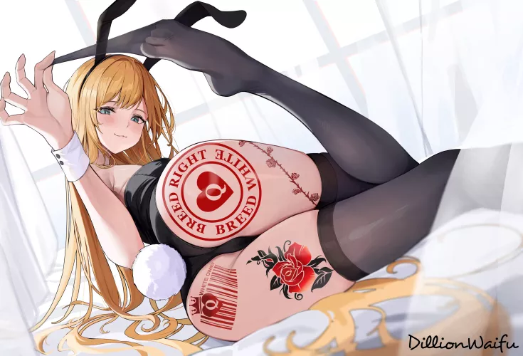 A BleachBunny prepares to satisfy | BleachedEdit by me