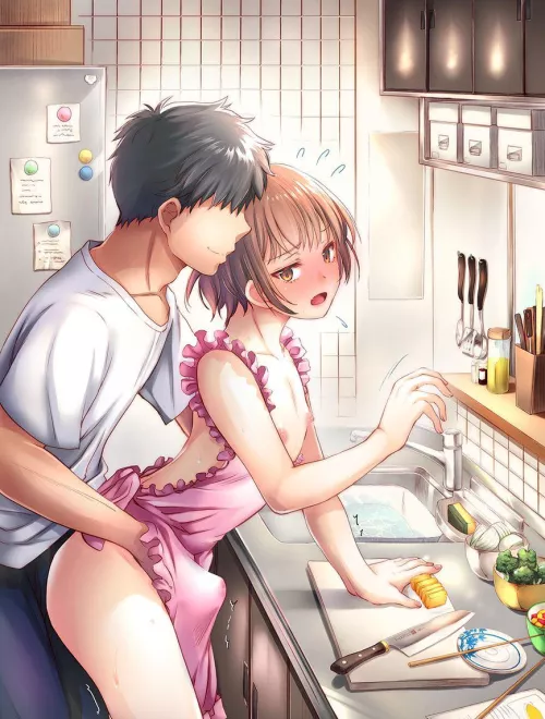 A cute and submissive housewife...